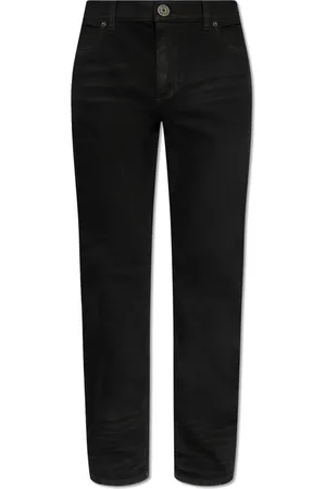 Balmain Jeans, Herre, Sort, W32, Uld, Jeans med logo