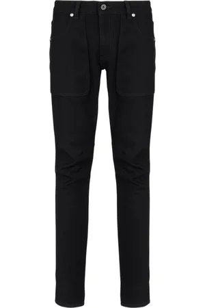 Balmain Jeans, Herre, Sort, W37, Denim, Slim-fit denim jeans