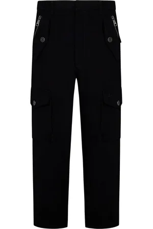 Balmain Bukser, Herre, Sort, S, Bomuld, Fragtbukser