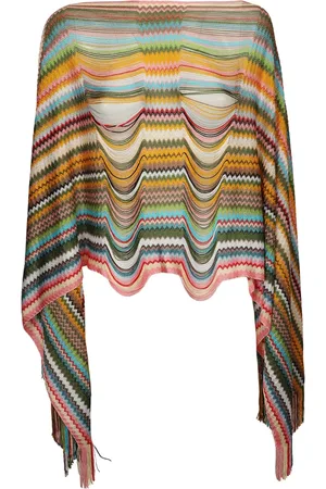 Missoni Jakke, Dame, Flerfarvet, ONE SIZE, Viskose Poncho