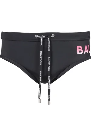 Balmain Badetøj, Herre, Sort, XL, Polyester, svømmebunde