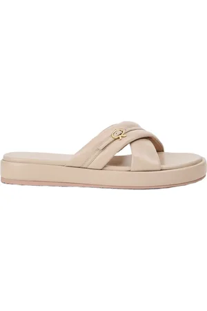 Gianvito Rossi Sko, Dame, , 38 1/2 EU, Læder, Nappa Peach Sandal Made in Italy