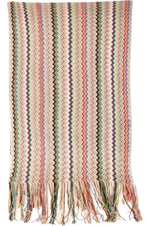 Missoni Tilbehør, unisex, Flerfarvet, ONE SIZE, Polyester, Viskose Tørklæde med Chevron Mønster