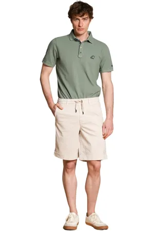 Masons Shorts, Herre, Hvid, S, Bomuld, Afslappet pasform Chino Bermuda Off-hvid