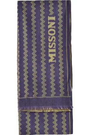 Missoni Tilbehør, Dame, Flerfarvet, ONE SIZE, Uld, Uldtørklæde - Stilfuldt design