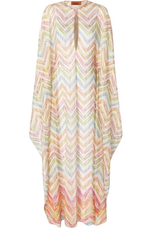 Missoni Kjole, Dame, Hvid, M, Hvid Knappetrøje Nøglehul Stil