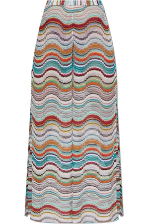 Missoni Bukser, Dame, Flerfarvet, S, Strandbukser med lurex-tråd