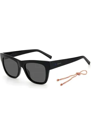 Missoni Tilbehør, Dame, Sort, 52 MM, Uld, Stilfulde solbriller sort ramme