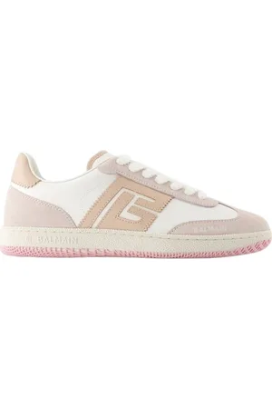 Balmain Sko, Dame, , 37 EU, Læder, Læder Sneakers - Swan Stil