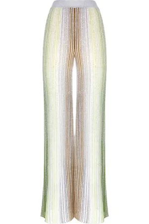 Missoni Bukser, Dame, Flerfarvet, M, Uld, Stilfulde Bukser