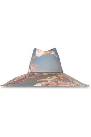 Balmain Tilbehør, Dame, Flerfarvet, 58 CM, Polyester, Himmeltryk hat