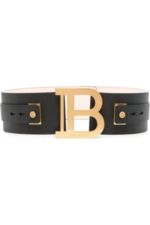 Balmain Tilbehør, Dame, Sort, 75 CM, Uld, Stilfuld B-Belt i sort