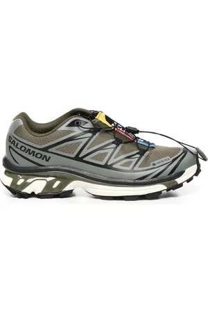 Salomon Sport, Herre, Grøn, 43 EU, Grønne Sneakers med Quicklace Snøresystem