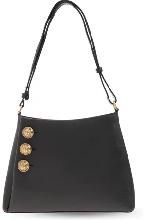 Balmain Taske, Dame, Sort, ONE SIZE, Uld, ‘Emblme’ håndtaske