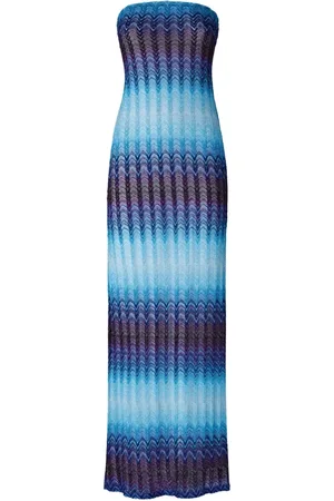 Missoni Kjole, Dame, Flerfarvet, XS, Kvinders Lang Cover Kjole