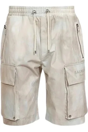 Balmain Shorts, Herre, , S, Bomuld, Ørkenprint Bermuda Shorts