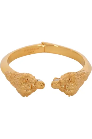 Balmain Tilbehør, Dame, Gul, S, Løve armbånd