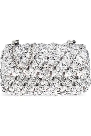 Tory Burch Taske, Dame, Grå, ONE SIZE, Uld, Skuldertaske Kira Mini