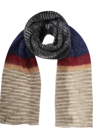 Missoni Tilbehør, Herre, Flerfarvet, ONE SIZE, Uld, Zigzag Uldstrik Tørklæde