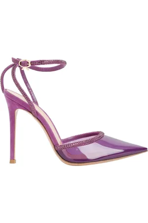 Gianvito Rossi Sko, Dame, Lilla, 39 EU, Læder, Frfr Freesia Sandaler