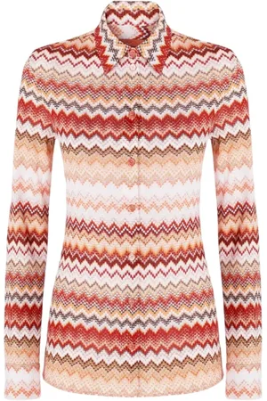 Missoni Bluser & Skjorter, Dame, Flerfarvet, S, Brun Skjorte Kollektion