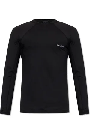Balmain Top, Herre, Sort, L, Svømme T-shirt