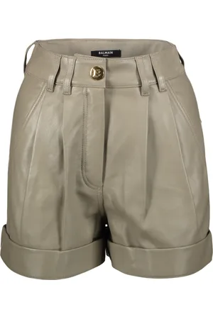 Balmain Shorts, Dame, , 2XS, Bomuld, Lammeskindsshorts med lommer