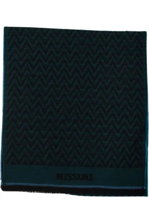 Missoni Tilbehør, Herre, Grøn, ONE SIZE, Uld, Stilfuldt Tørklæde til Modebevidst Look