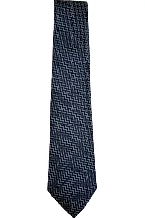 Missoni Tilbehør, Herre, Flerfarvet, ONE SIZE, Uld, Silke Mikromønster Blå Slips