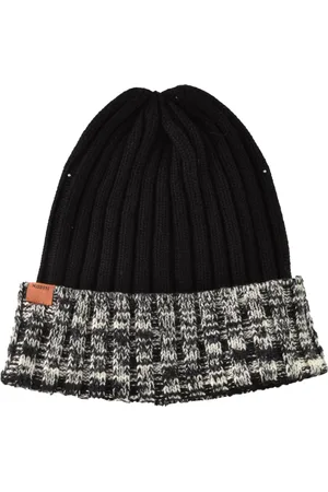 Missoni Tilbehør, Herre, Sort, ONE SIZE, Uld, Uld Beanie Hat