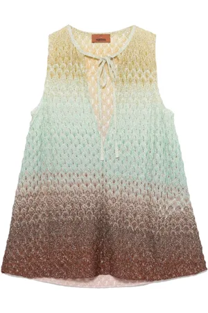 Missoni Top, Dame, Flerfarvet, S, Uld, Multifarvet Top Slidstærk Stil