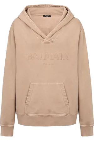 Balmain Sweathshirts & Hoodies, Herre, , XS, Bomuld, Hoodie med vintage broderi