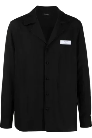Balmain Jakke, Herre, Sort, M, Pyjamaskjorte