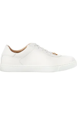 Gianvito Rossi Sko, Dame, Hvid, 36 EU, Hvide Kalvesneakers Produceret i Italien
