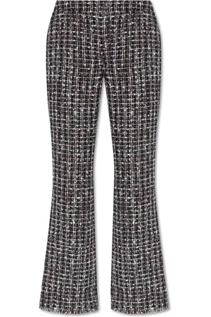 Balmain Bukser, Dame, Sort, L, Tweed, Tweed Bukser