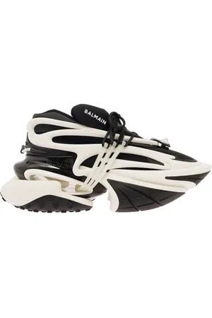 Balmain Sko, Herre, Sort, 42 EU, Uld, Enhjørningesneakers