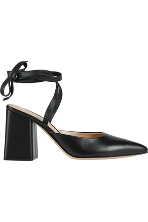 Gianvito Rossi Sko, Dame, Sort, 35 EU, Læder, Sort Nappa Læder Decollete Sko