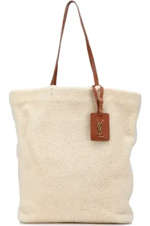 Saint Laurent Pre-owned, Dame, , ONE SIZE, Tyl, Pre-owned Stof totes