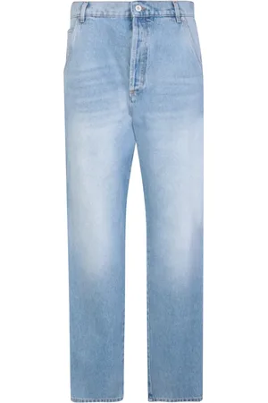 Balmain Jeans, Herre, Blå, W33, Bomuld, Lys Blå Low Rise Jeans