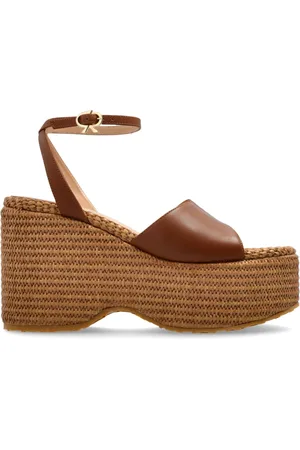 Gianvito Rossi Sko, Dame, Brun, 39 EU, Uld, Kilesandaler Thalia