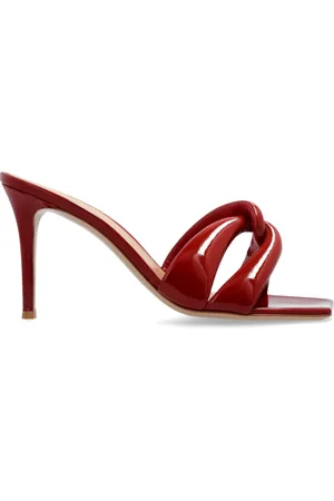 Gianvito Rossi Sko, Dame, Rød, 37 EU, Amour hælede mules