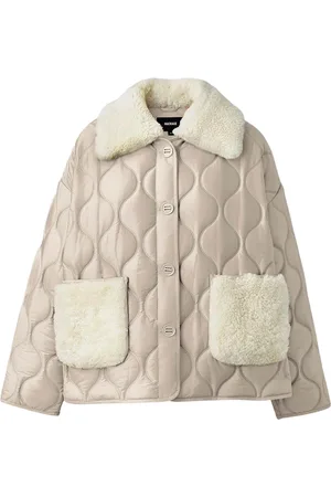 Mackage Jakke, Dame, , M, Polyester, Faux Shearling Collar Jakke