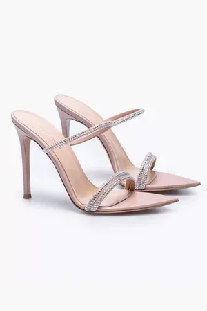 Gianvito Rossi Sko, Dame, , 39 1/2 EU, Læder, Højhælede sandaler