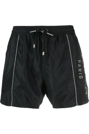 Balmain Badetøj, Herre, Sort, S, Uld, Bottoms