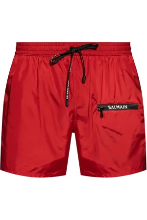 Balmain Badetøj, Herre, Rød, XL, Havet Tøj Kollektion