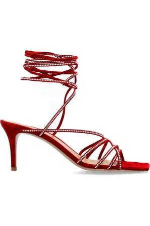 Gianvito Rossi Sko, Dame, Rød, 36 EU, Hælede sandaler