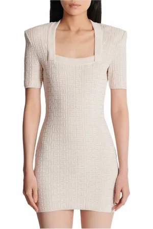Balmain Kjole, Dame, , XS, Polyester, PB Labyrinth strikkjole
