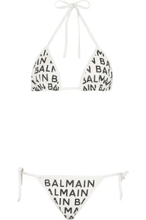 Balmain Badetøj, Dame, Hvid, XS, trekantet bikini