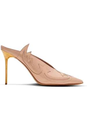 Balmain Sko, Dame, Lyserød, 40 EU, Læder, Ruby Western Mules
