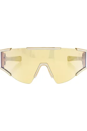 Balmain Tilbehør, unisex, Gul, ONE SIZE, Uld, ‘Fleche’ solbriller